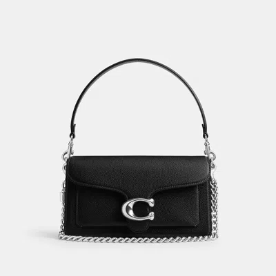 Coach Short Chunky Curb Chain Strap In Silver