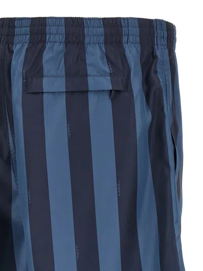 Fendi Men Printed Polyester Swimming Shorts In Multi