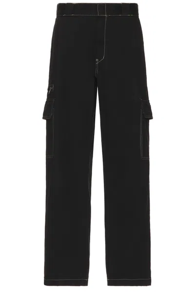 Dickies Riverbend Straight Leg Cargo Work Pants In Black