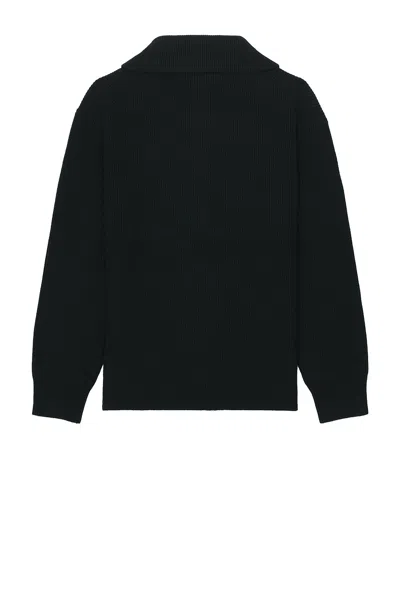 Jw Anderson J. W. Anderson Half Zipper Sweatshirt In Black