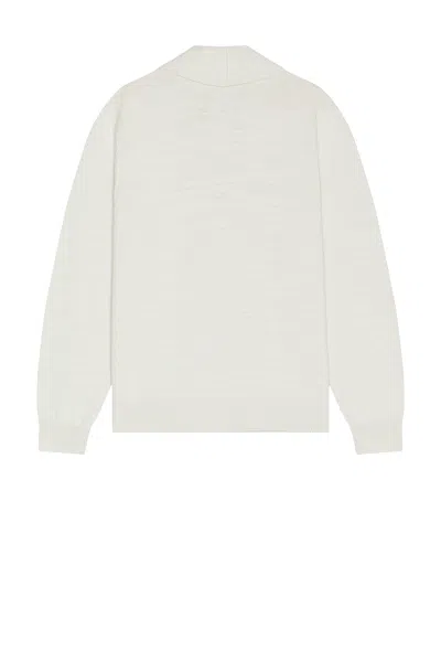 Reigning Champ Cotton Slub Laurel Cardigan In Oyster