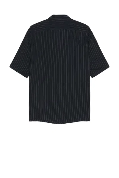 Saint Laurent Men's Piquet Cotton Polo Shirt In Bleu Nuit