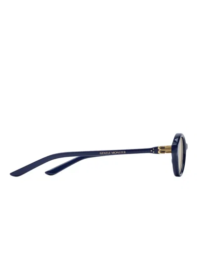 Gentle Monster Corori Round-frame Sunglasses In Blue