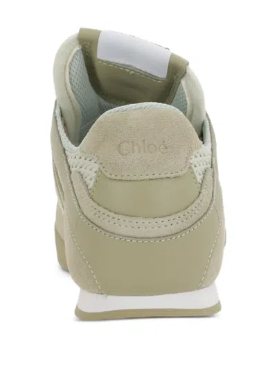 Chloé Women Kick Sneakers In Gold