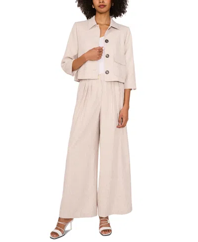 Vince Camuto Cropped One Pocket Jacket In New Ivory