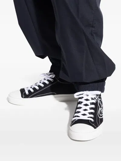 Vivienne Westwood Low Top Canvas Plimsoll Cotton Canvas Black 11-45 Men