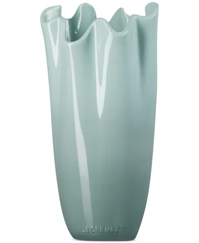 Le Creuset Iris Stoneware Vase In Sea Salt
