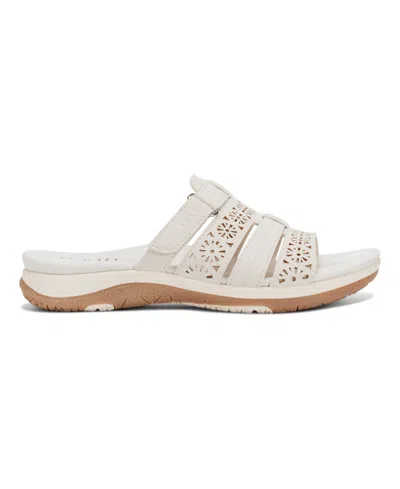 Earth Women's Sinci Fisherman Flat Slip-on Sandals In Cream