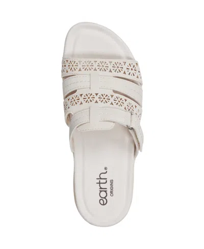 Earth Women's Sinci Fisherman Flat Slip-on Sandals In Cream