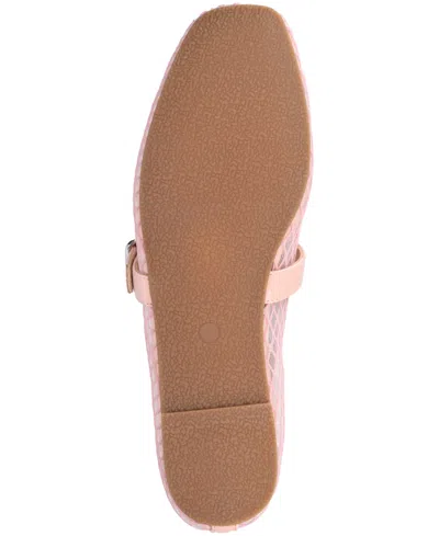 Journee Collection Journee Women's Casha Mesh Dress Flats In Pink