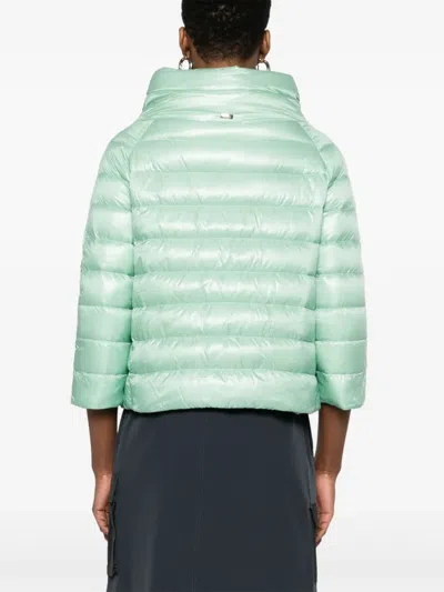 Herno Sofia Puffer Jacket In Green