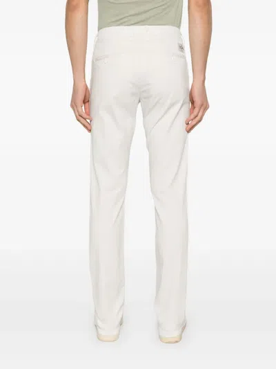 Jacob Cohen Crop Slim Single Pence Henry Pant In White