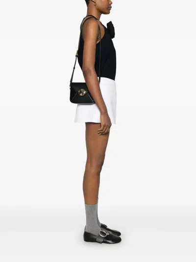 Coperni Shoulder Bag With Clasp Fastening And Adjustable Strap In Black