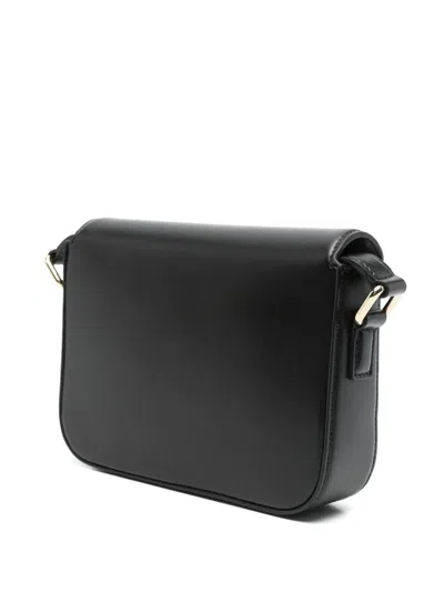 Coperni Shoulder Bag With Clasp Fastening And Adjustable Strap In Black
