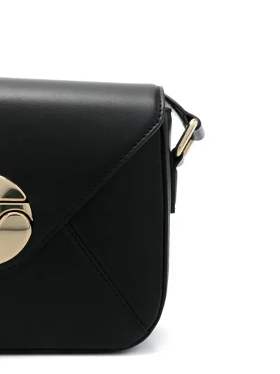 Coperni Shoulder Bag With Clasp Fastening And Adjustable Strap In Black