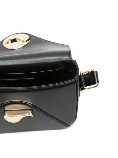 Coperni Shoulder Bag With Clasp Fastening And Adjustable Strap In Black