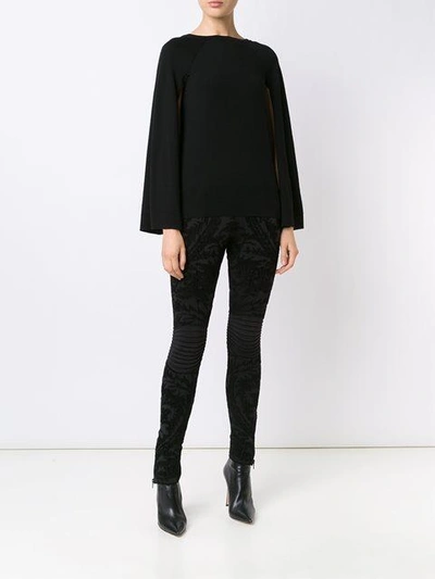 Shop Ralph Lauren Collection Skinny Trousers - Black