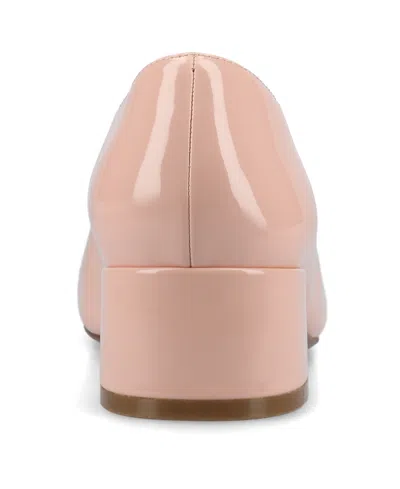 Journee Collection Journee Womens Saarii Wide Width Pumps In Pink Patent