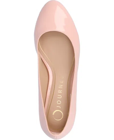 Journee Collection Journee Womens Saarii Wide Width Pumps In Pink Patent