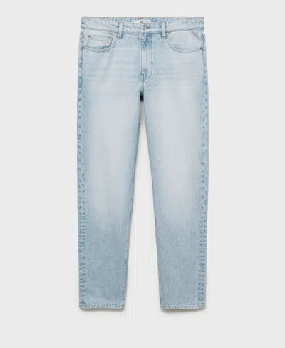 Mango Knitted Wool Blend Sweater Olive Green In Blue