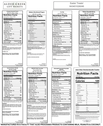 Alder Creek Gift Baskets Easter Treats Gift Basket In No Color