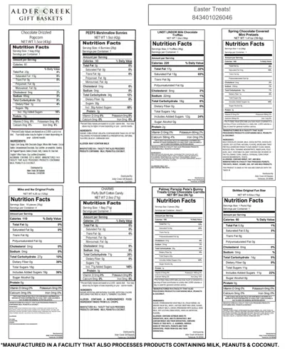 Alder Creek Gift Baskets Easter Treats Gift Basket In No Color