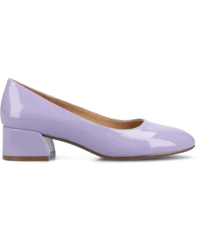Journee Collection Journee Womens Saarii Wide Width Pumps In Lilac Patent