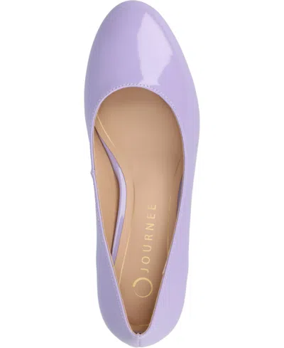 Journee Collection Journee Womens Saarii Wide Width Pumps In Lilac Patent