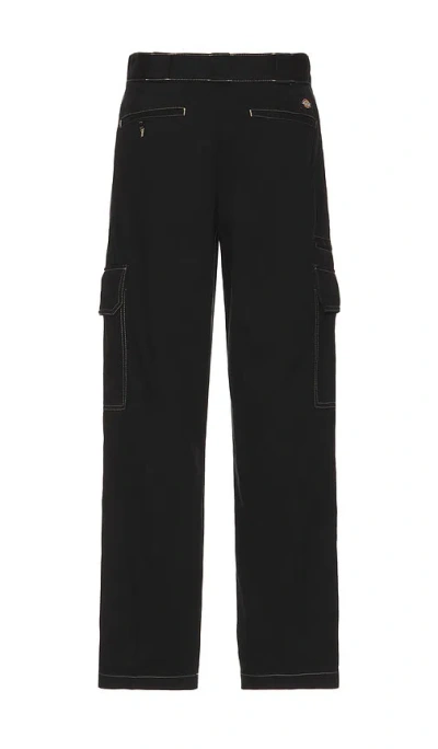 Dickies Riverbend Straight Leg Cargo Work Pants In 黑色