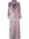 ROSIE ASSOULIN long artificial fur coat,DRYCLEANONLY