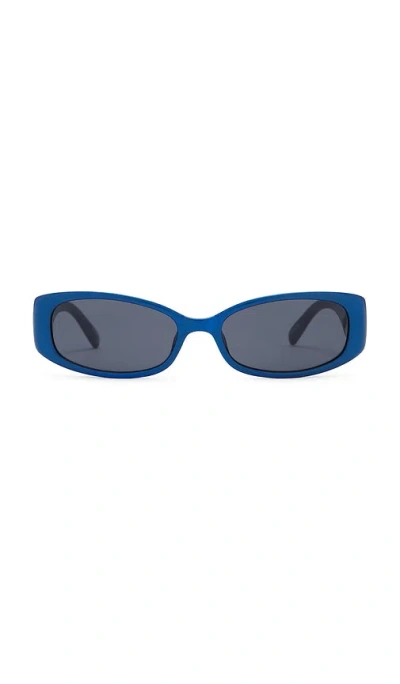 Le Specs Starlight Sunglasses In Galactic Blue