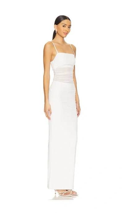 Superdown Celeste Maxi Dress In 白色