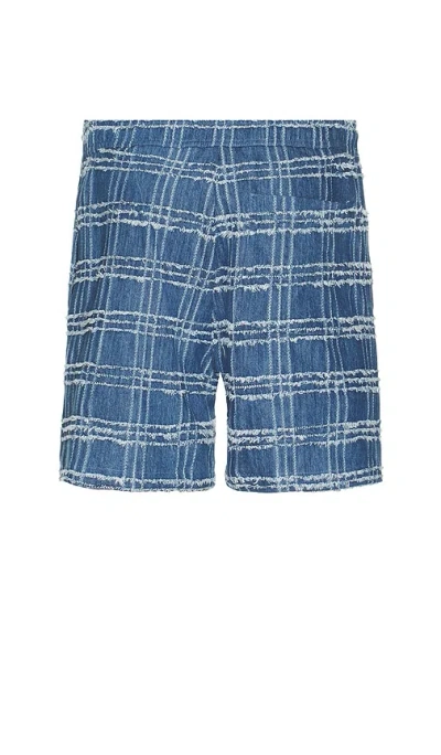 Samsoe & Samsoe Sasonny Shorts In Denim Check