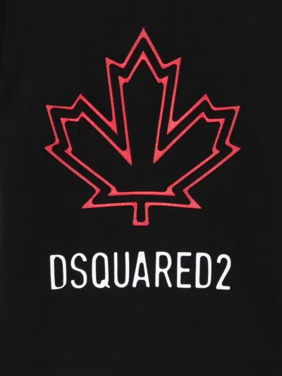 Dsquared2 Logo-print T-shirt In Black