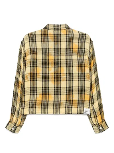 Izzue Checked Shirt In Brown