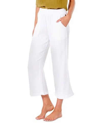 Rip Curl Premium Surf Cotton Beach Pants In White