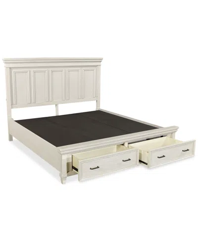 Macy's Axis King Storage Bed In Ivory