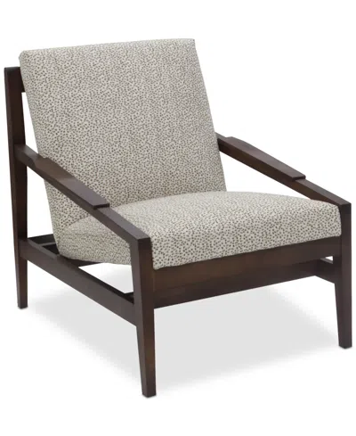 Macy's Lelina Fabric Accent Chair, Exclusively At  In Latte