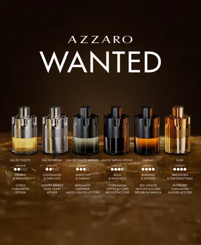 Azzaro Forever Wanted Elixir 3.4 oz Cologne In No Color