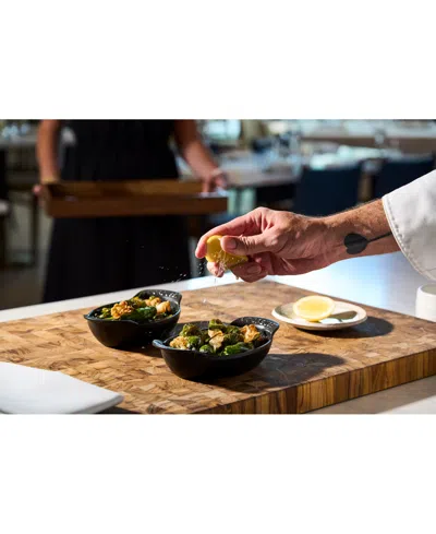 Le Creuset Gourmand Set Of 4 1/3-quart Enamel Cast Iron Braiser In Matte Black