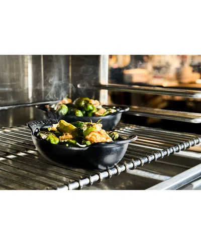 Le Creuset Gourmand Set Of 4 1/3-quart Enamel Cast Iron Braiser In Matte Black