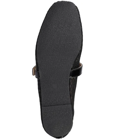 Journee Collection Women's Casha Mesh Mary Jane Flats In Black