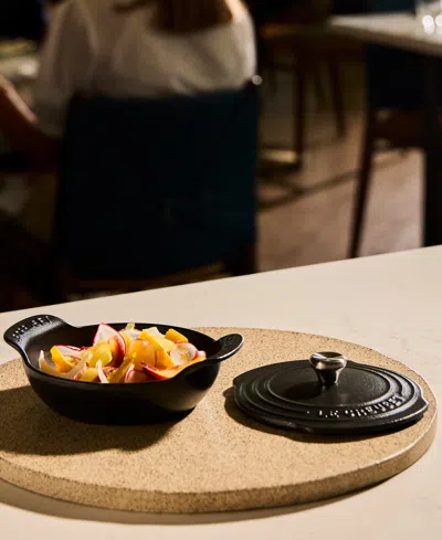 Le Creuset Enameled Cast Iron 4-pc. Covered Mini Round Braiser Set In Matte Black