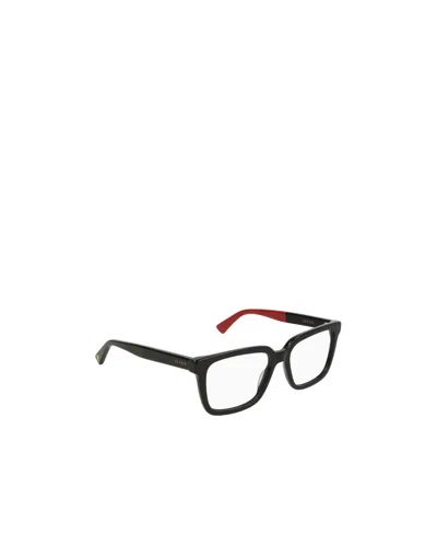 Gucci Black Logo Rectangular Frame Flat Mirror In Multi