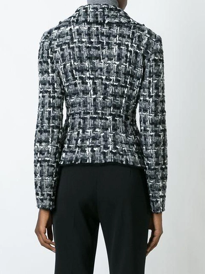 Shop Dolce & Gabbana Tweed Jacket In Black