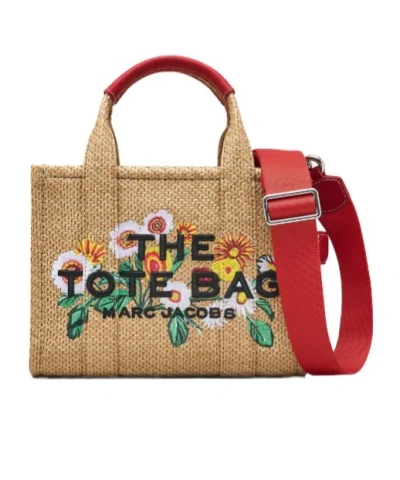 Marc Jacobs The Daisy Woven Small Tote Bag In Multicolor