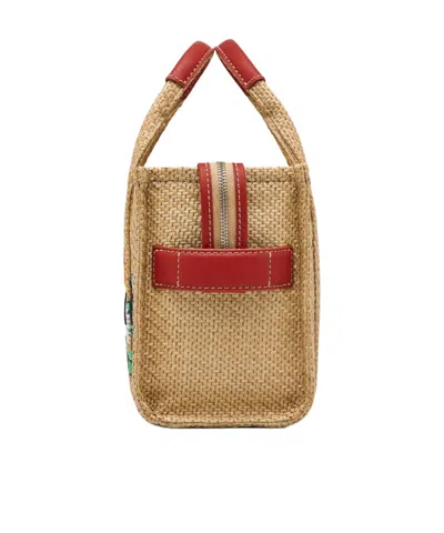 Marc Jacobs The Daisy Woven Small Tote Bag In Multicolor
