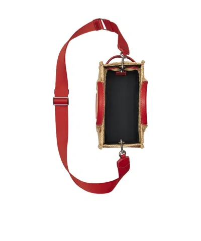 Marc Jacobs The Daisy Woven Small Tote Bag In Multicolor