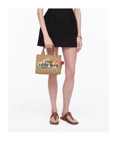 Marc Jacobs The Daisy Woven Small Tote Bag In Multicolor