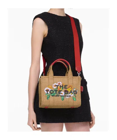 Marc Jacobs The Daisy Woven Small Tote Bag In Multicolor